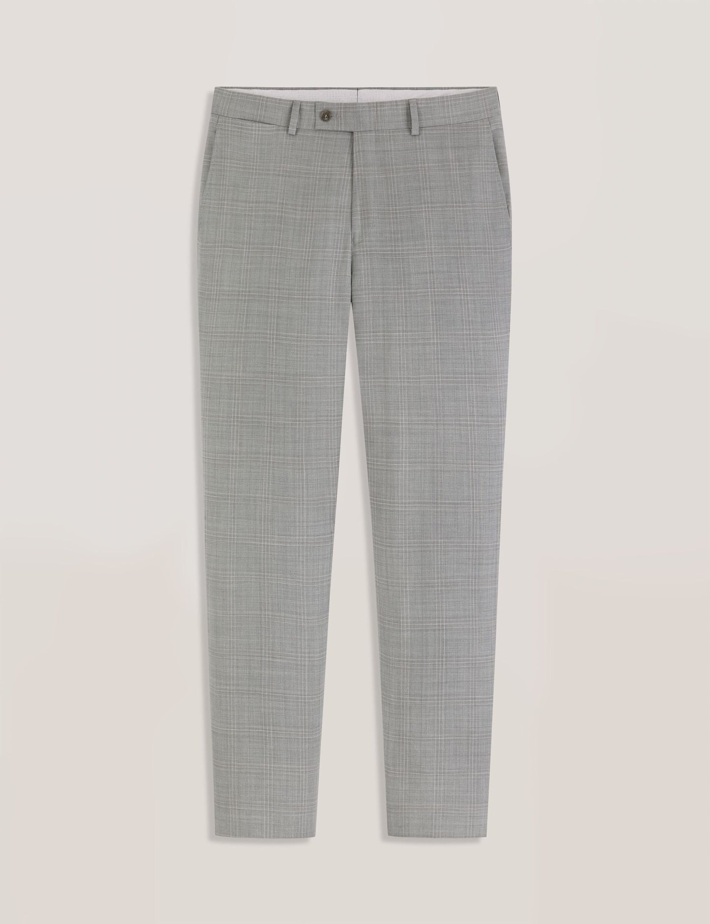 Ted Baker WINTER Soft Check Wool Modern Fit Suit Pants