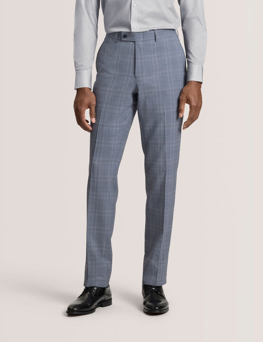 Ted Baker WINTER Soft Check Wool Modern Fit Suit Pants