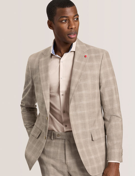 Ted Baker WRIGHT Tonal Check Modern Fit Suit Jacket
