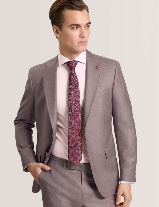 Ted Baker WRIGHT Sharkskin Wool Modern Fit Suit Jacket