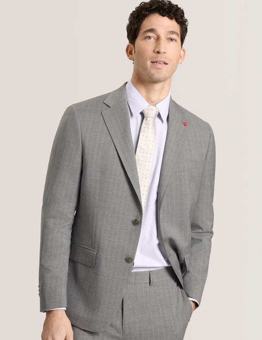 Ted Baker WRIGHT-STRIPE Striped Wool Modern Fit Suit Jacket