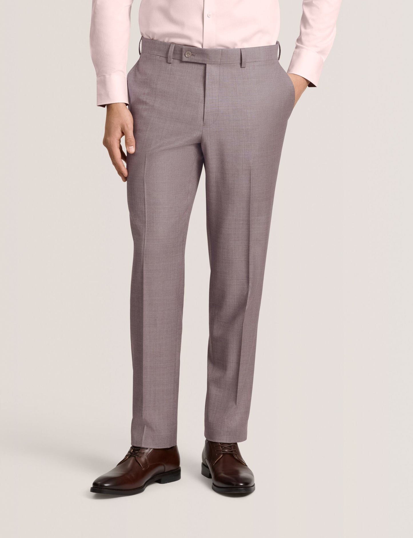 Ted Baker WINTER Sharkskin Wool Modern Fit Suit Pants
