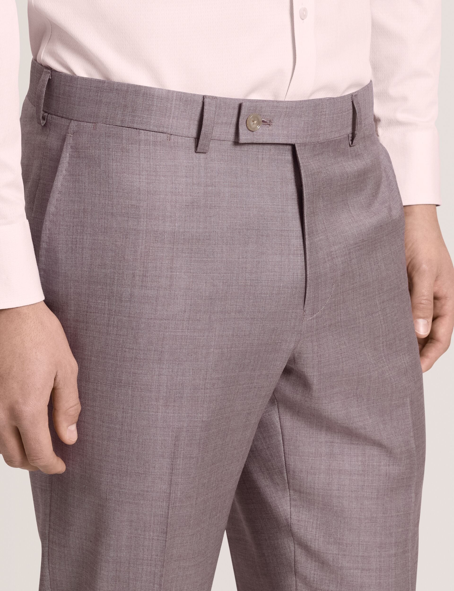 Ted Baker WINTER Sharkskin Wool Modern Fit Suit Pants