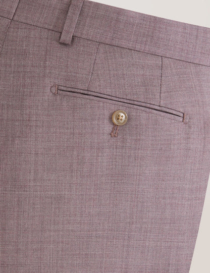 Ted Baker WINTER Sharkskin Wool Modern Fit Suit Pants