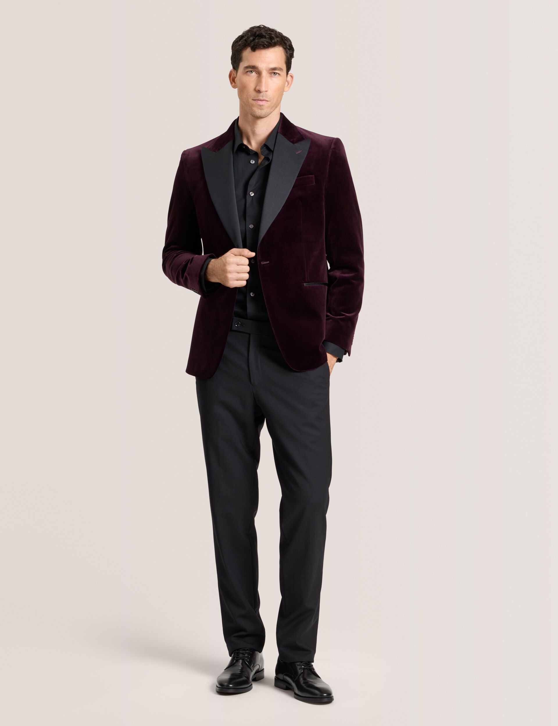 Ted Baker WEBSTER Velvet Single Breasted Tuxedo Jacket