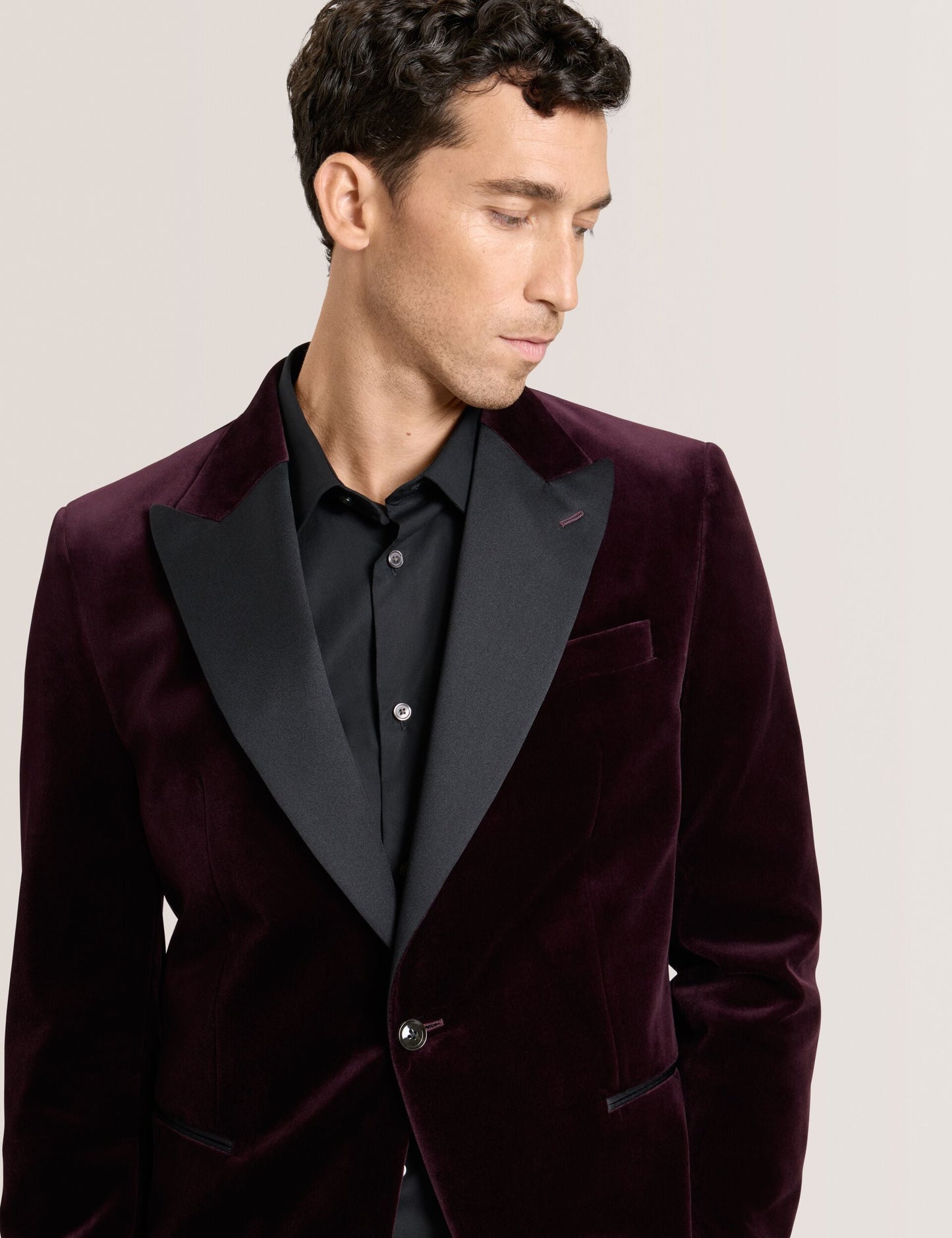 Ted Baker WEBSTER Velvet Single Breasted Tuxedo Jacket