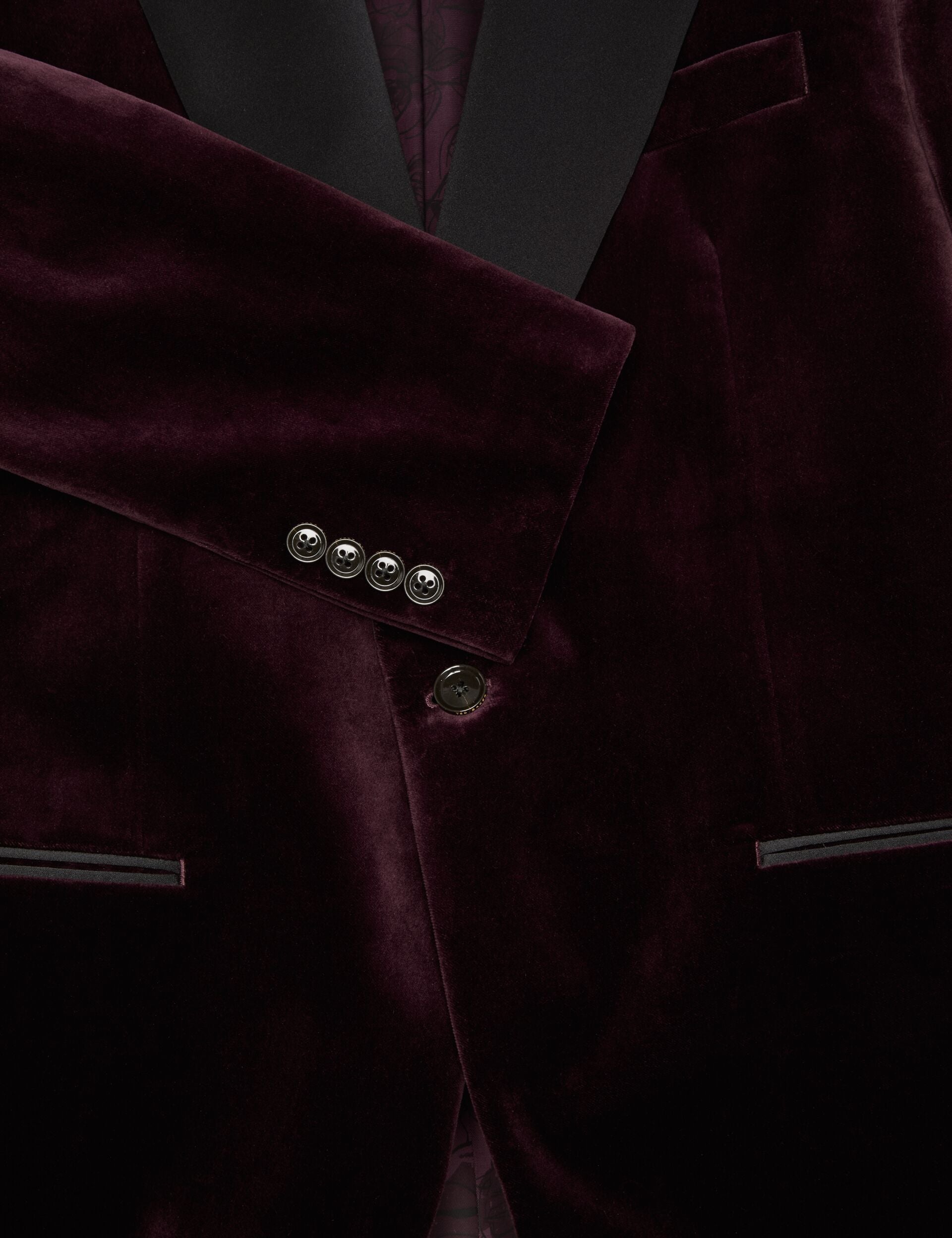 Ted Baker WEBSTER Velvet Single Breasted Tuxedo Jacket