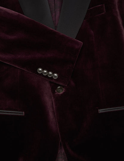 Ted Baker WEBSTER Velvet Single Breasted Tuxedo Jacket