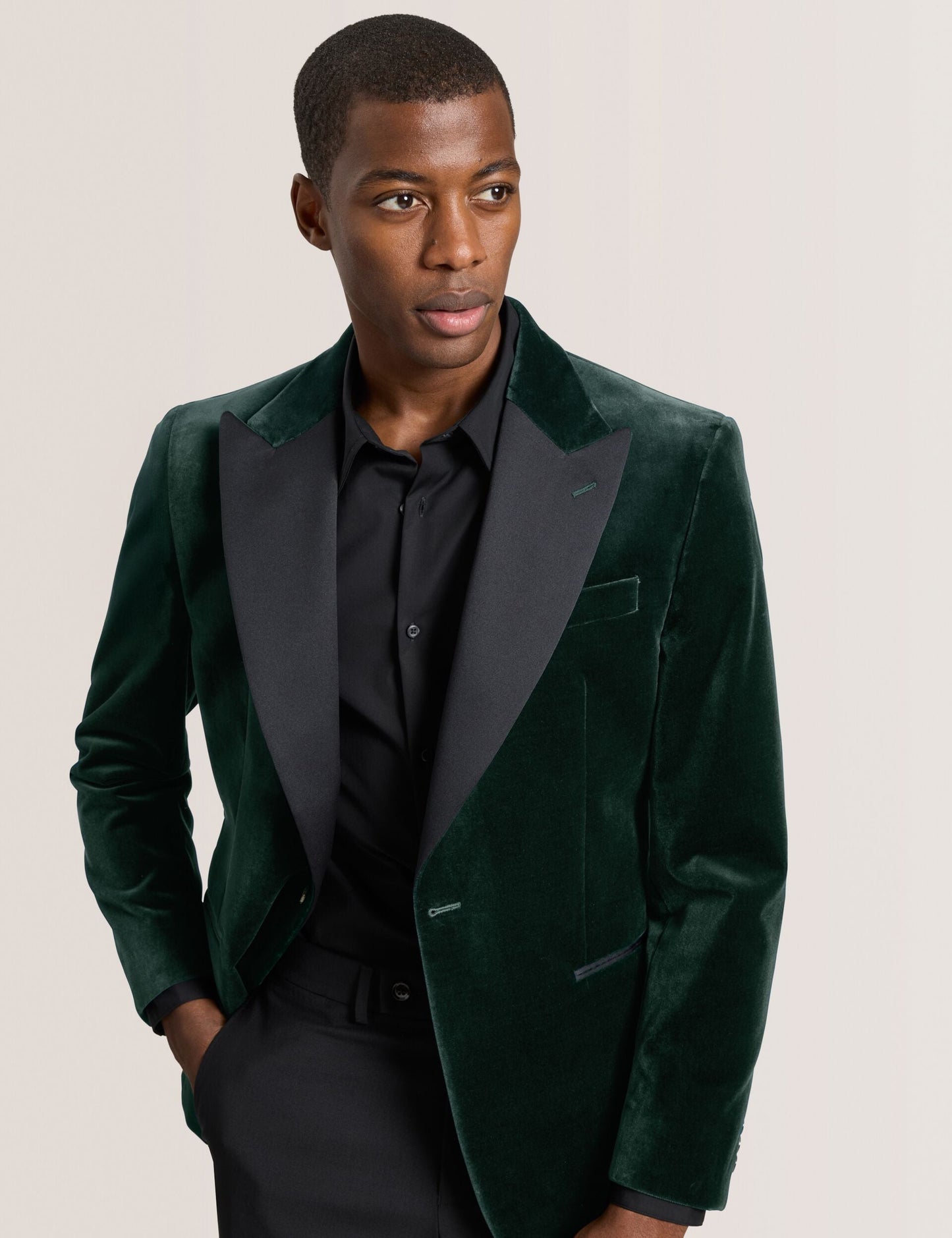 Ted Baker WEBSTER Velvet Single Breasted Tuxedo Jacket