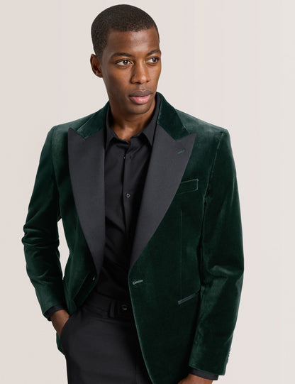 Ted Baker WEBSTER Velvet Single Breasted Tuxedo Jacket