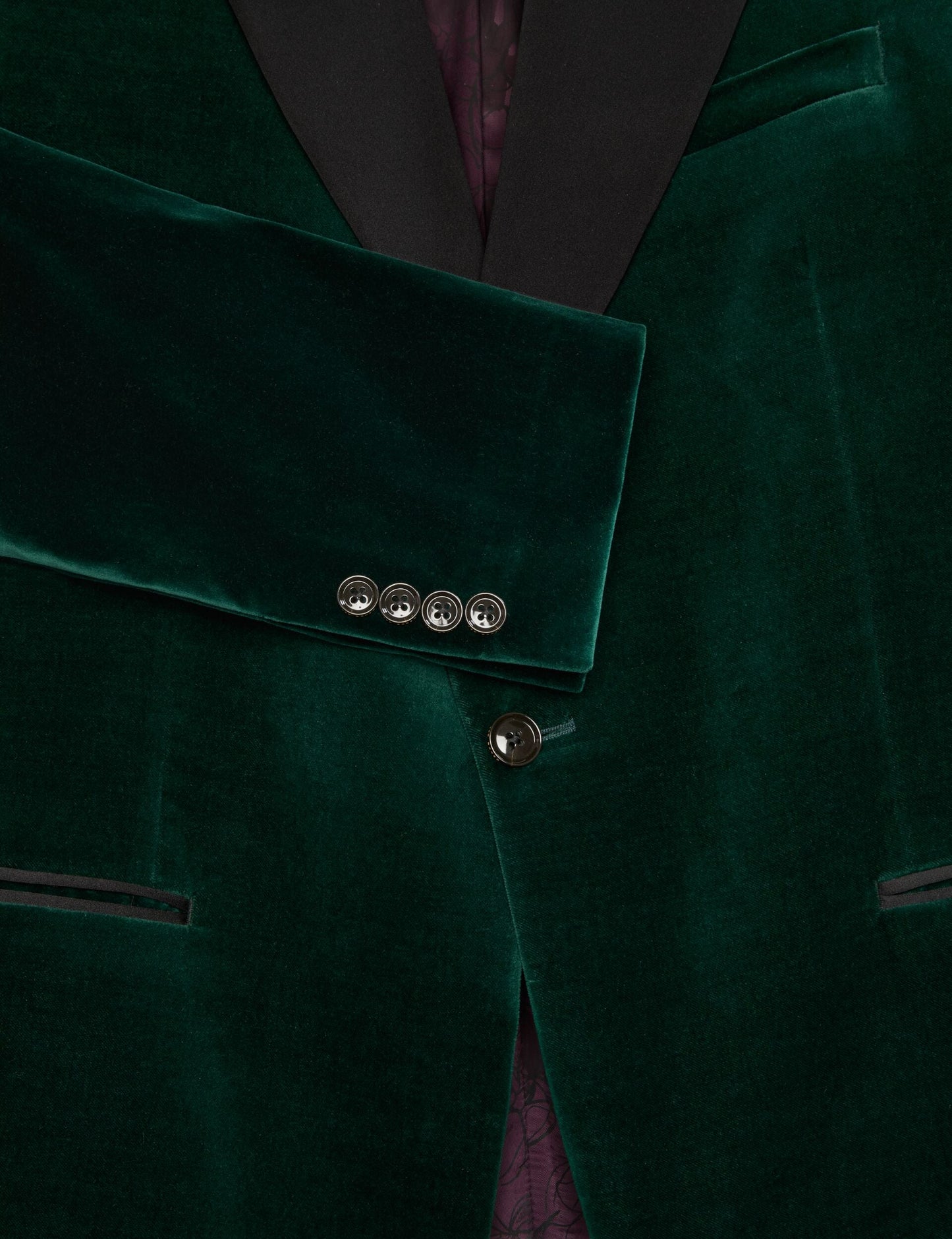 Ted Baker WEBSTER Velvet Single Breasted Tuxedo Jacket