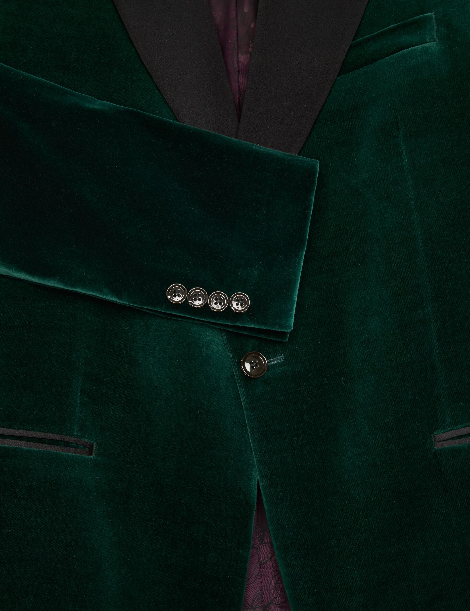 Ted Baker WEBSTER Velvet Single Breasted Tuxedo Jacket