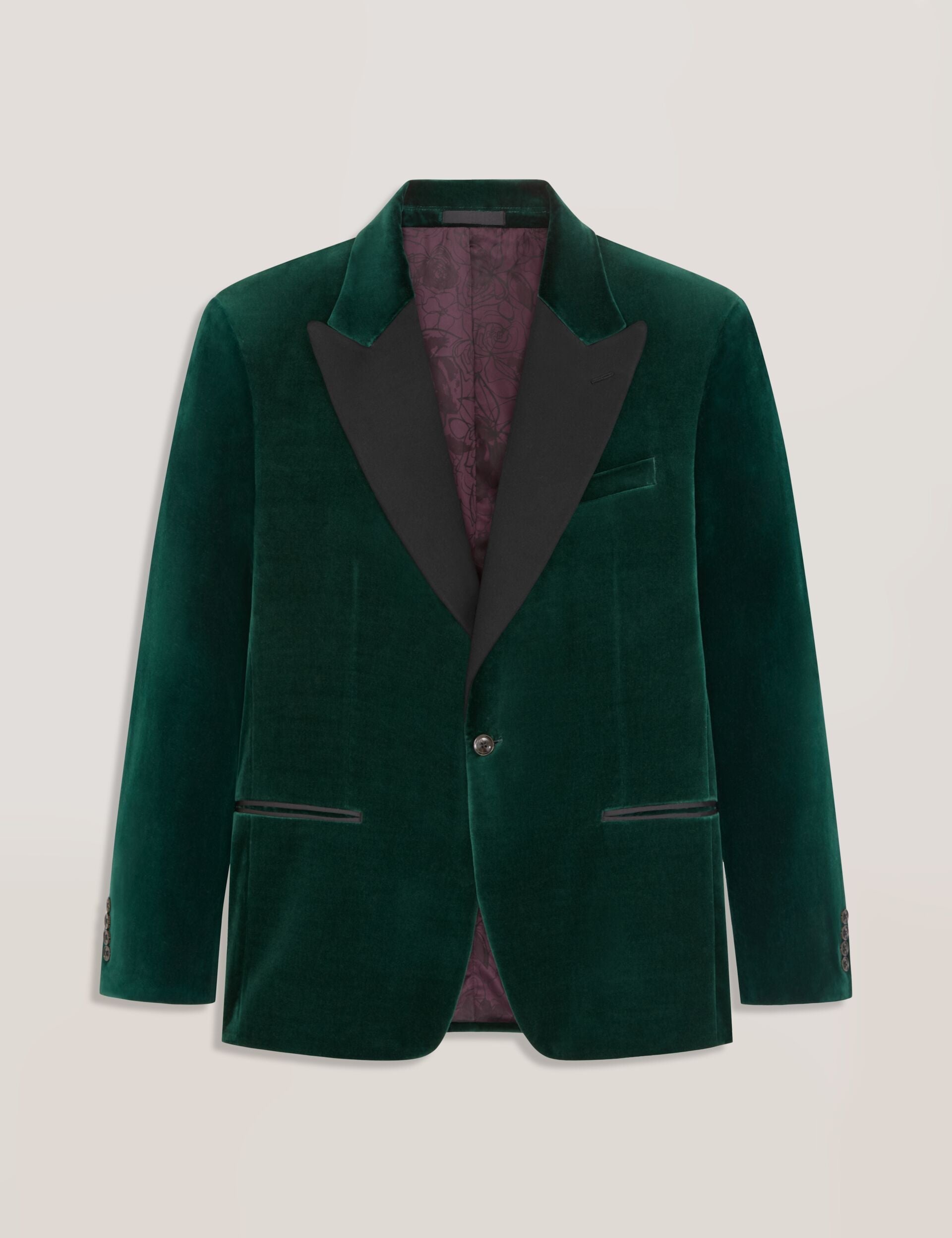Ted Baker WEBSTER Velvet Single Breasted Tuxedo Jacket