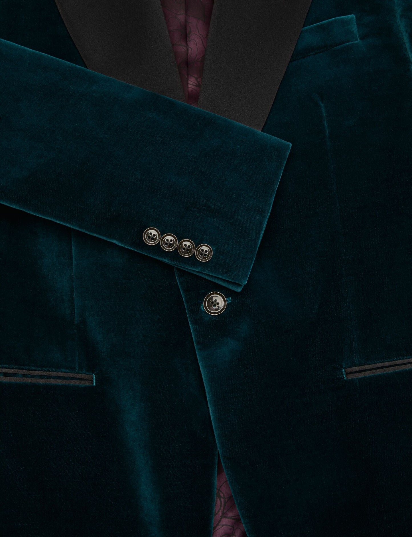 Ted Baker WEBSTER Velvet Single Breasted Tuxedo Jacket