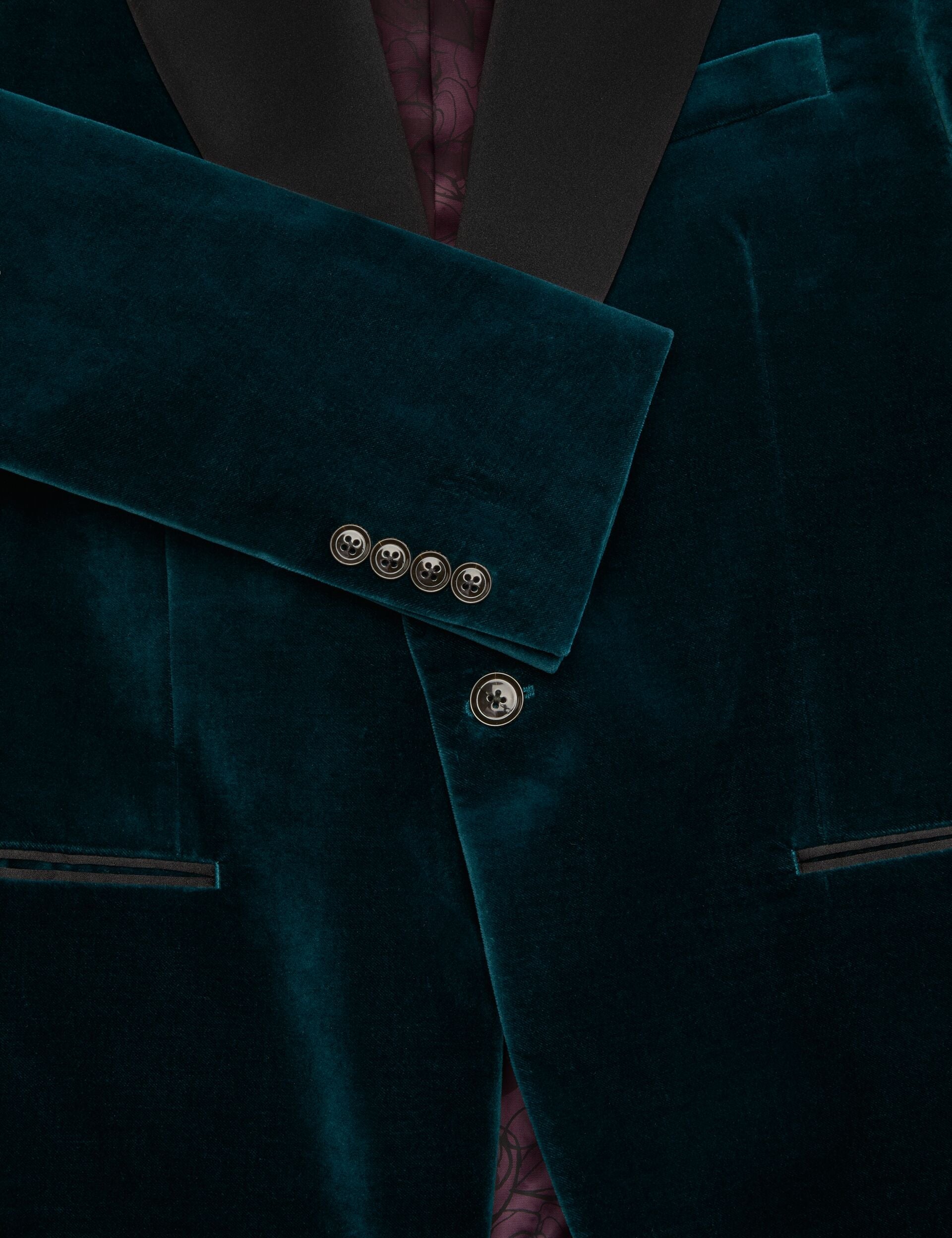 Ted Baker WEBSTER Velvet Single Breasted Tuxedo Jacket