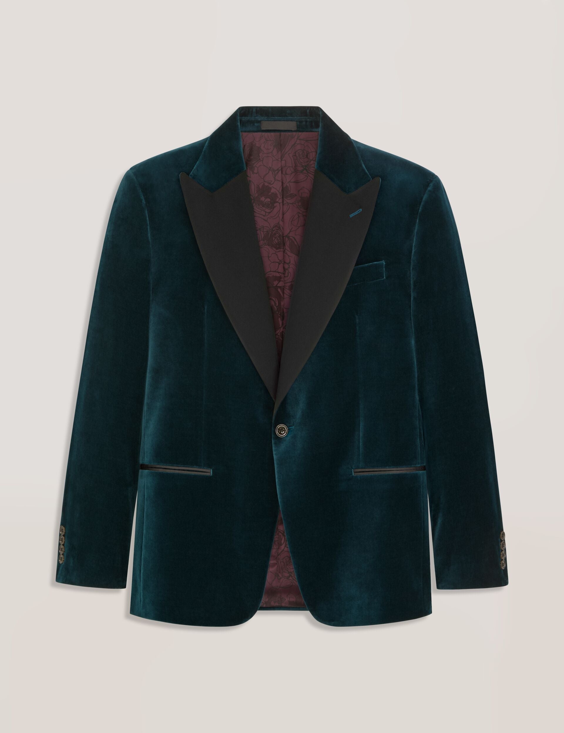 Ted Baker WEBSTER Velvet Single Breasted Tuxedo Jacket