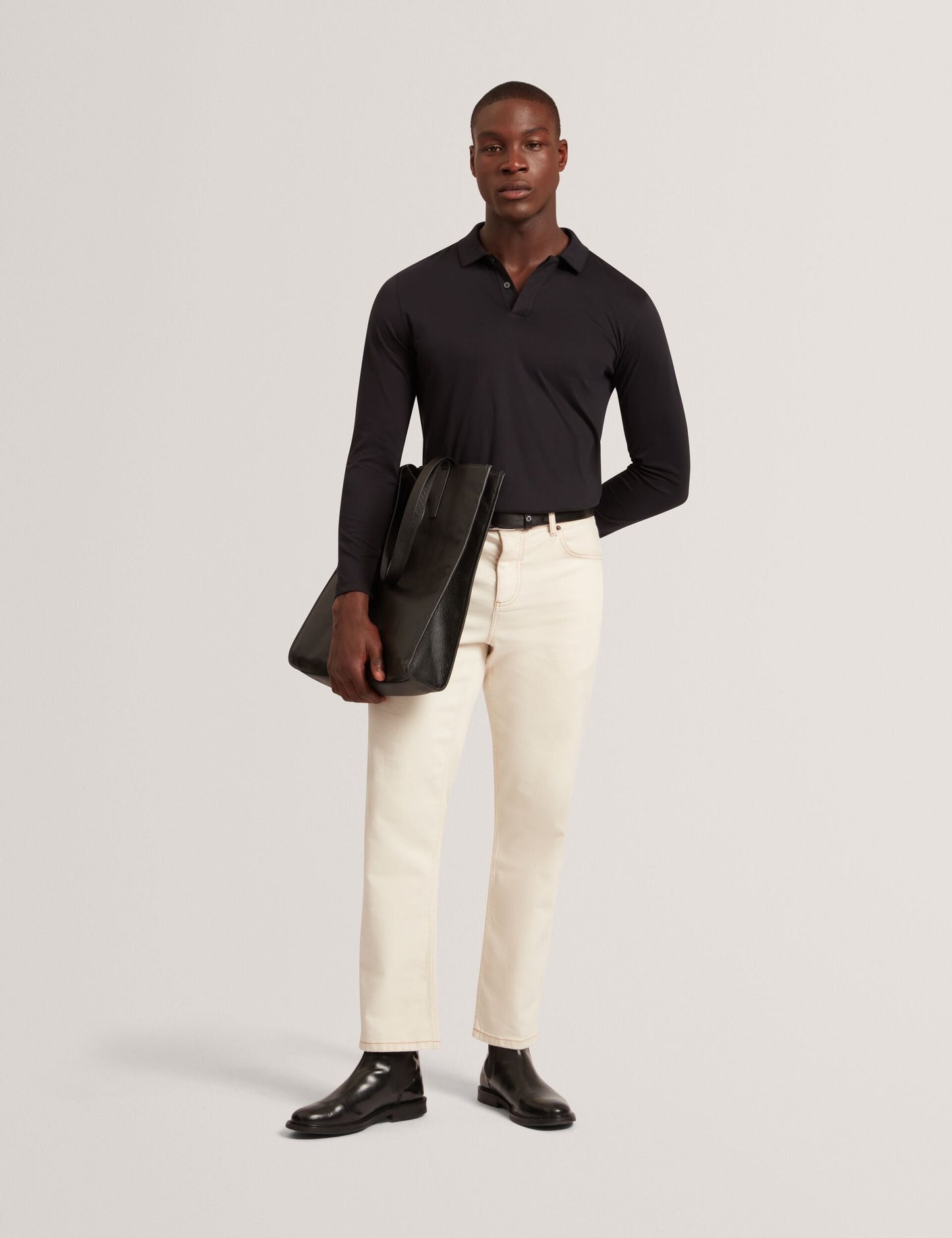 Ted Baker IGNAC Soft Touch Jersey Long Sleeve Polo