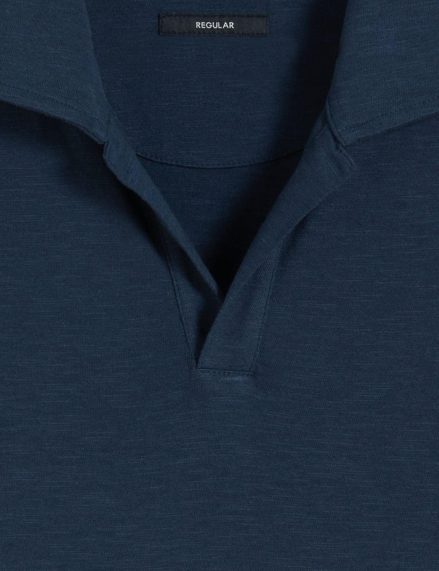 Ted Baker ANITO Open Neck Cotton Linen Polo Shirt
