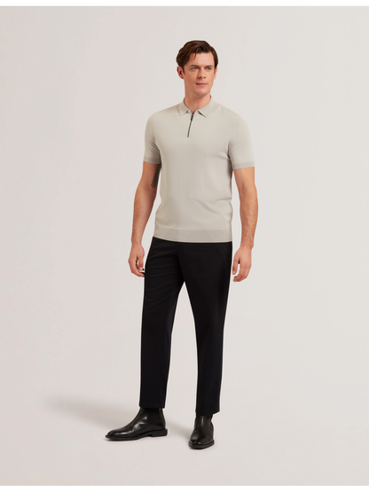 Ted Baker DALDIN - SS Rayon Zip Polo