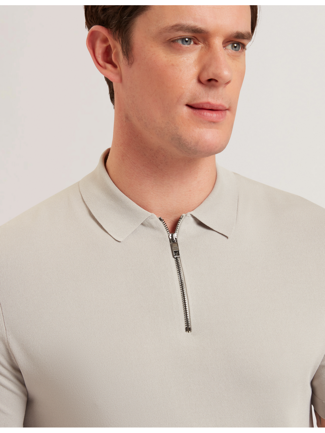 Ted Baker DALDIN - SS Rayon Zip Polo