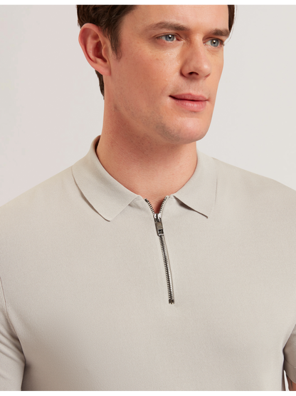 Ted Baker DALDIN - SS Rayon Zip Polo
