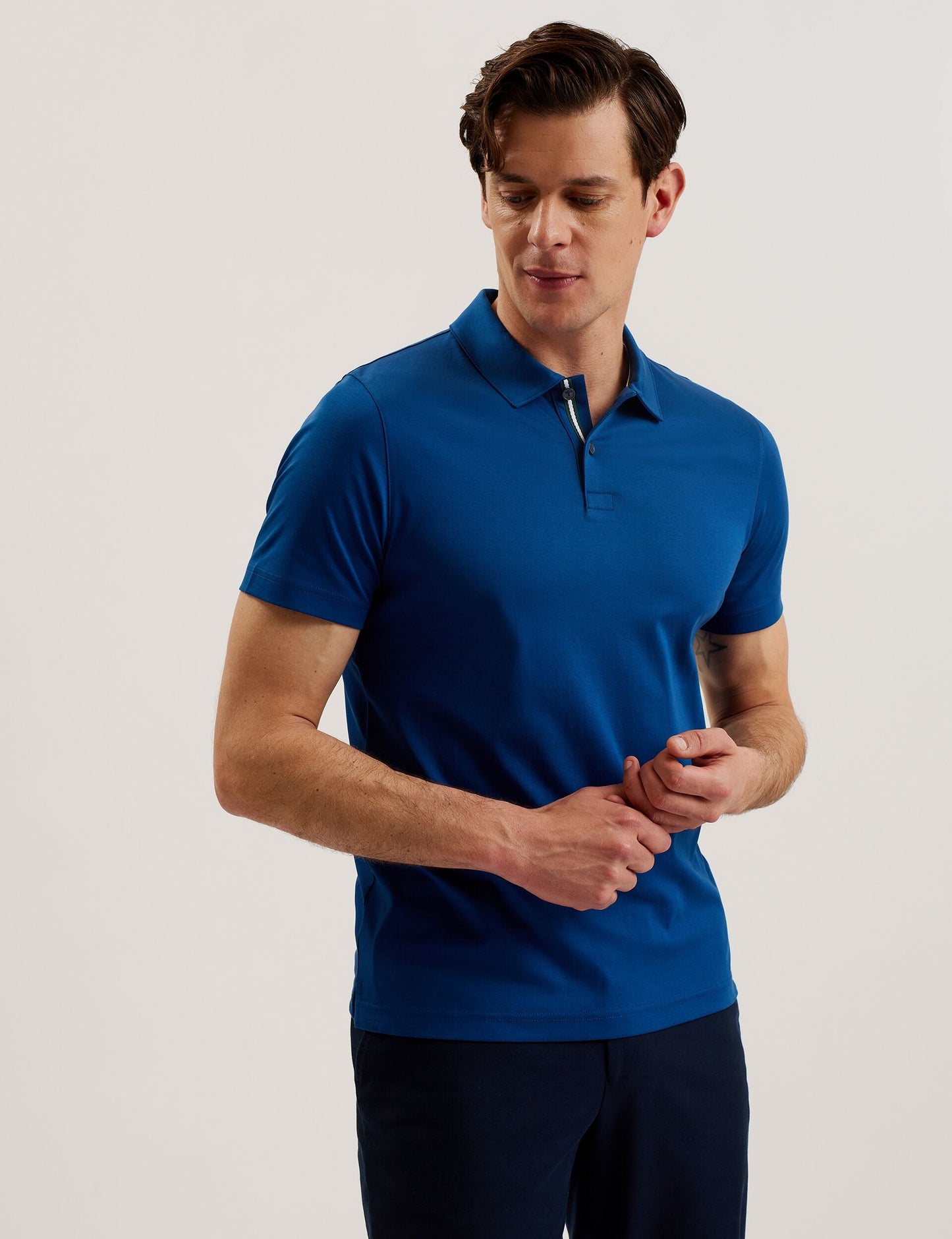 Ted Baker ZEITER - Slim Fit Pure Cotton Polo Shirt