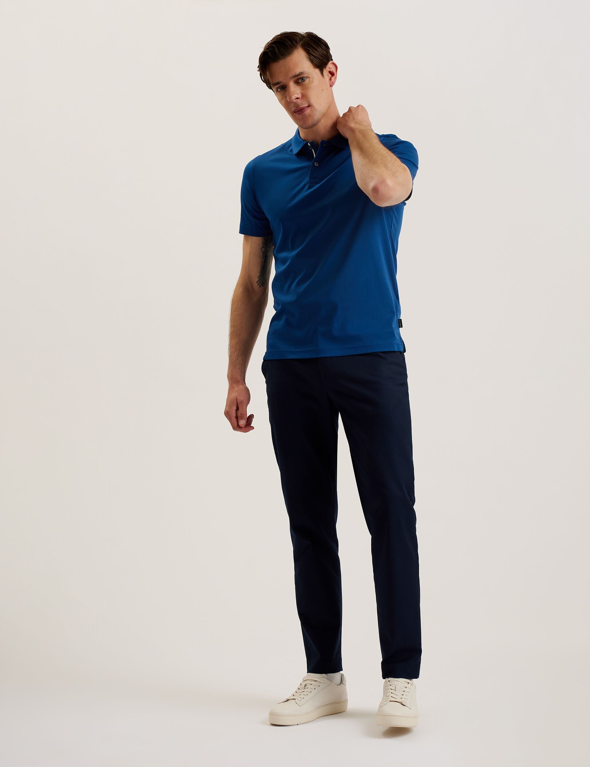 Ted Baker ZEITER - Slim Fit Pure Cotton Polo Shirt