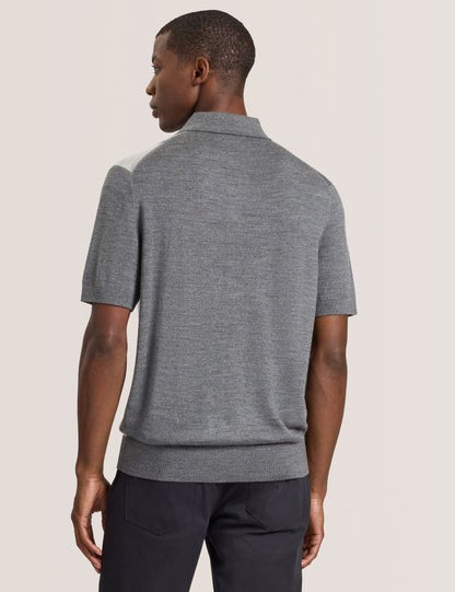 Ted Baker INTARSIA - Short Sleeve Sweater Polo