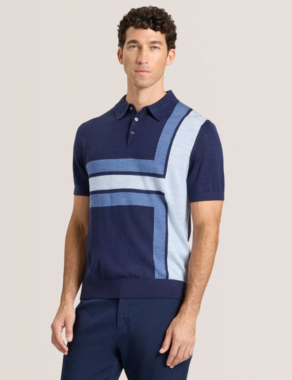 Ted Baker INTARSIA - Short Sleeve Sweater Polo