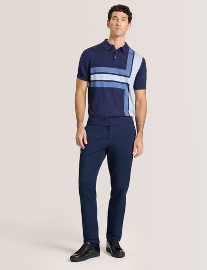 Ted Baker INTARSIA - Short Sleeve Sweater Polo