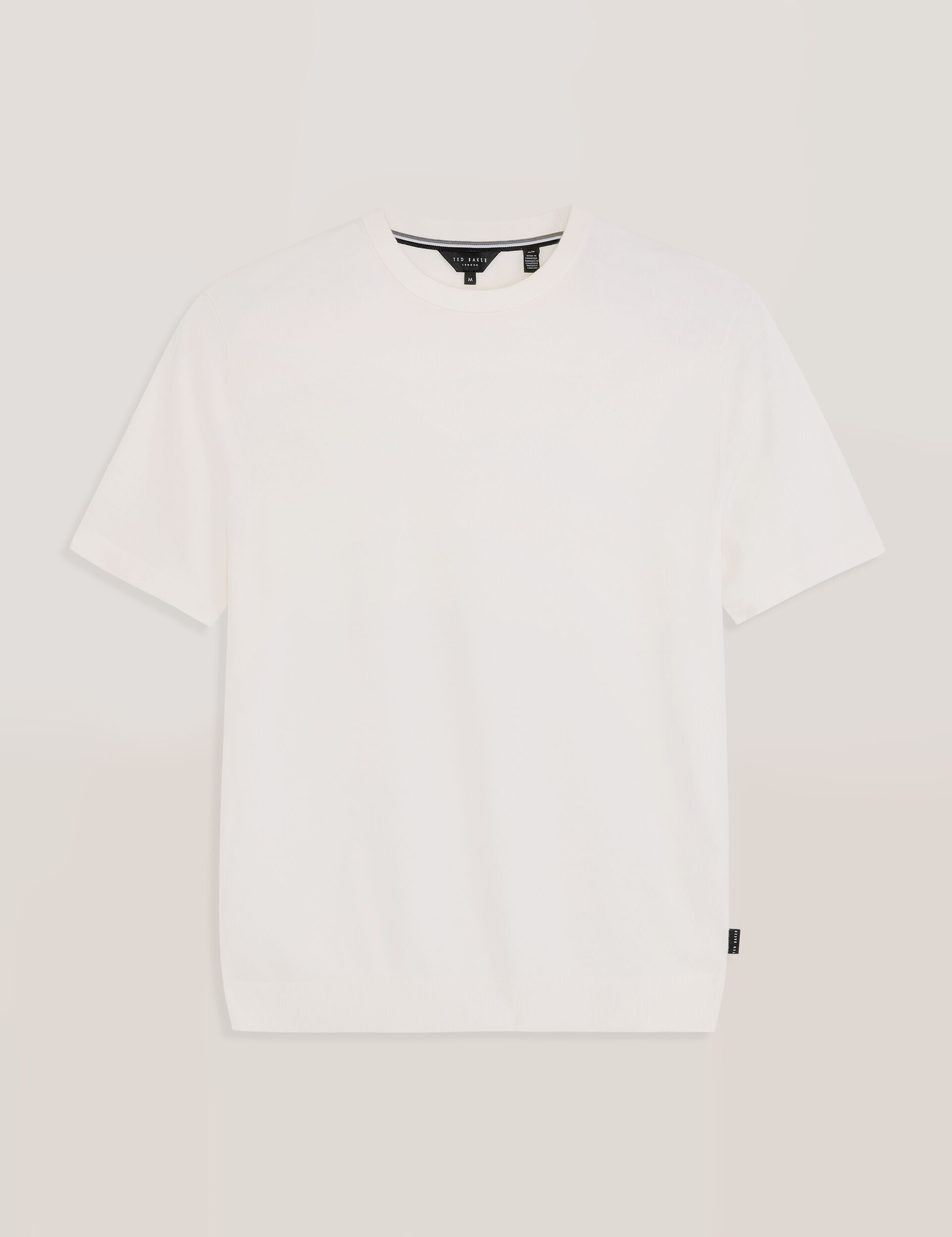 Ted Baker MODERN VISCOSE BLEND CREW - Egret