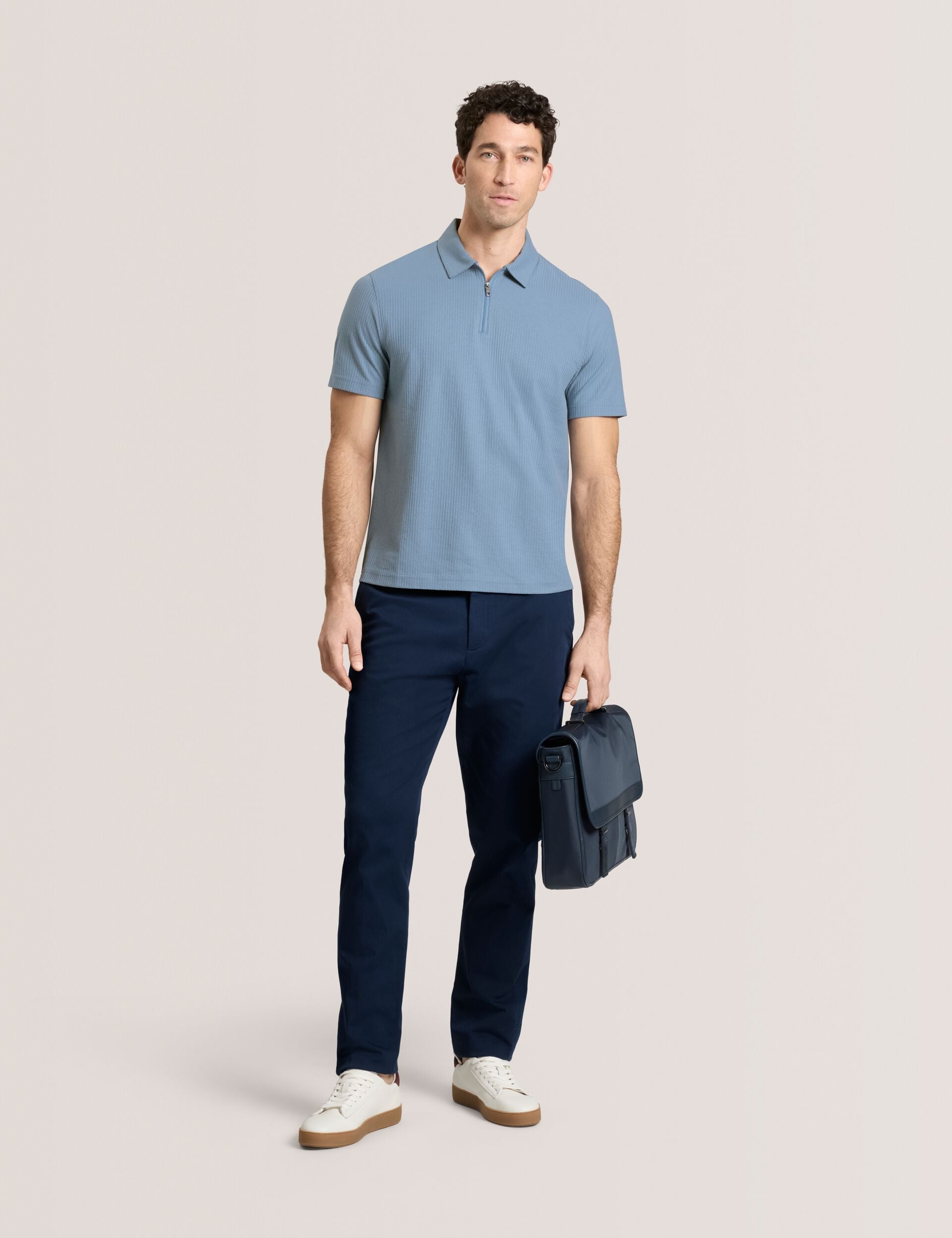 Ted Baker RIB ZIP POLO