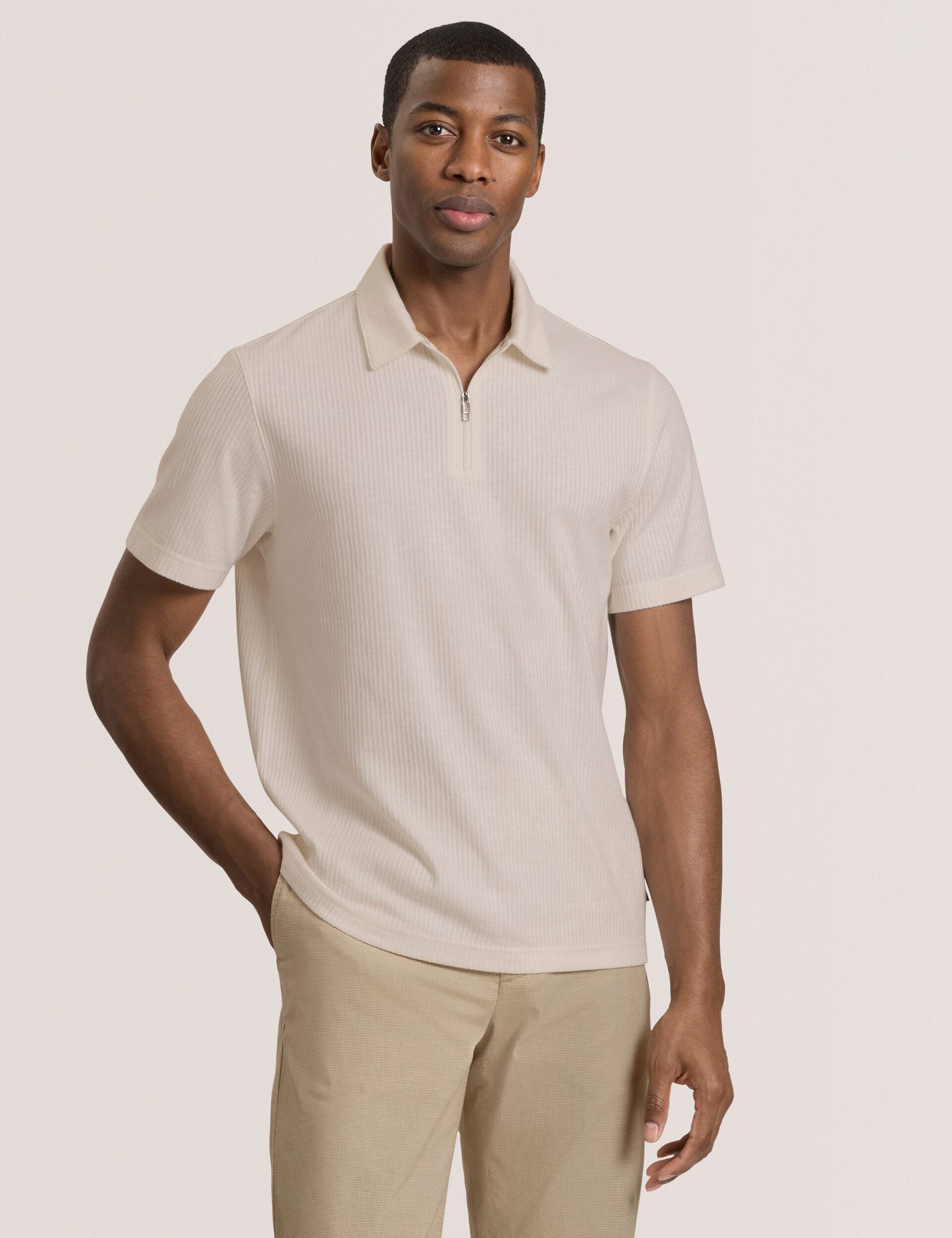Ted Baker RIB ZIP POLO