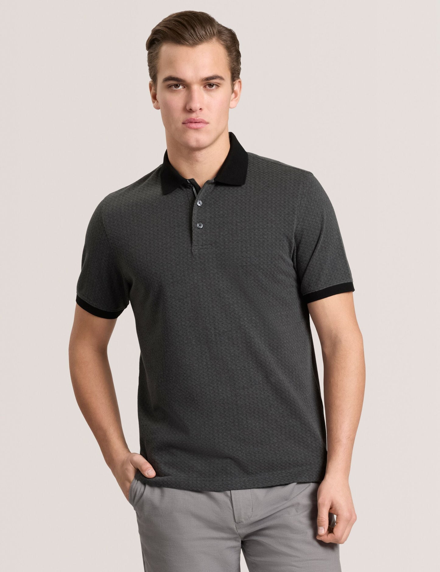 Ted Baker RIB ZIP POLO