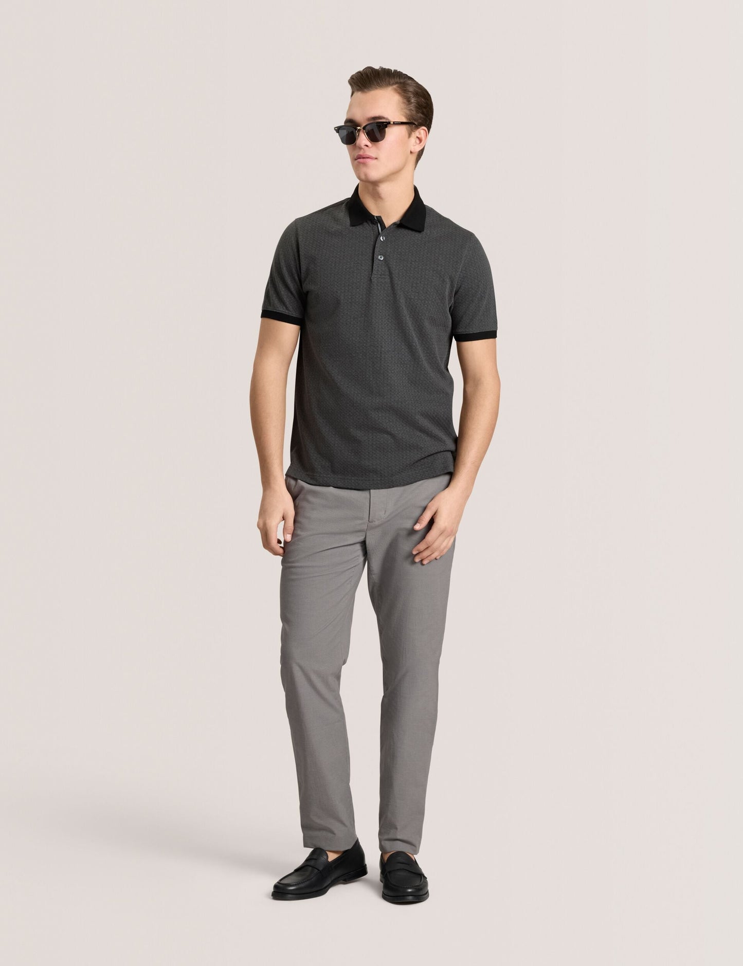 Ted Baker RIB ZIP POLO