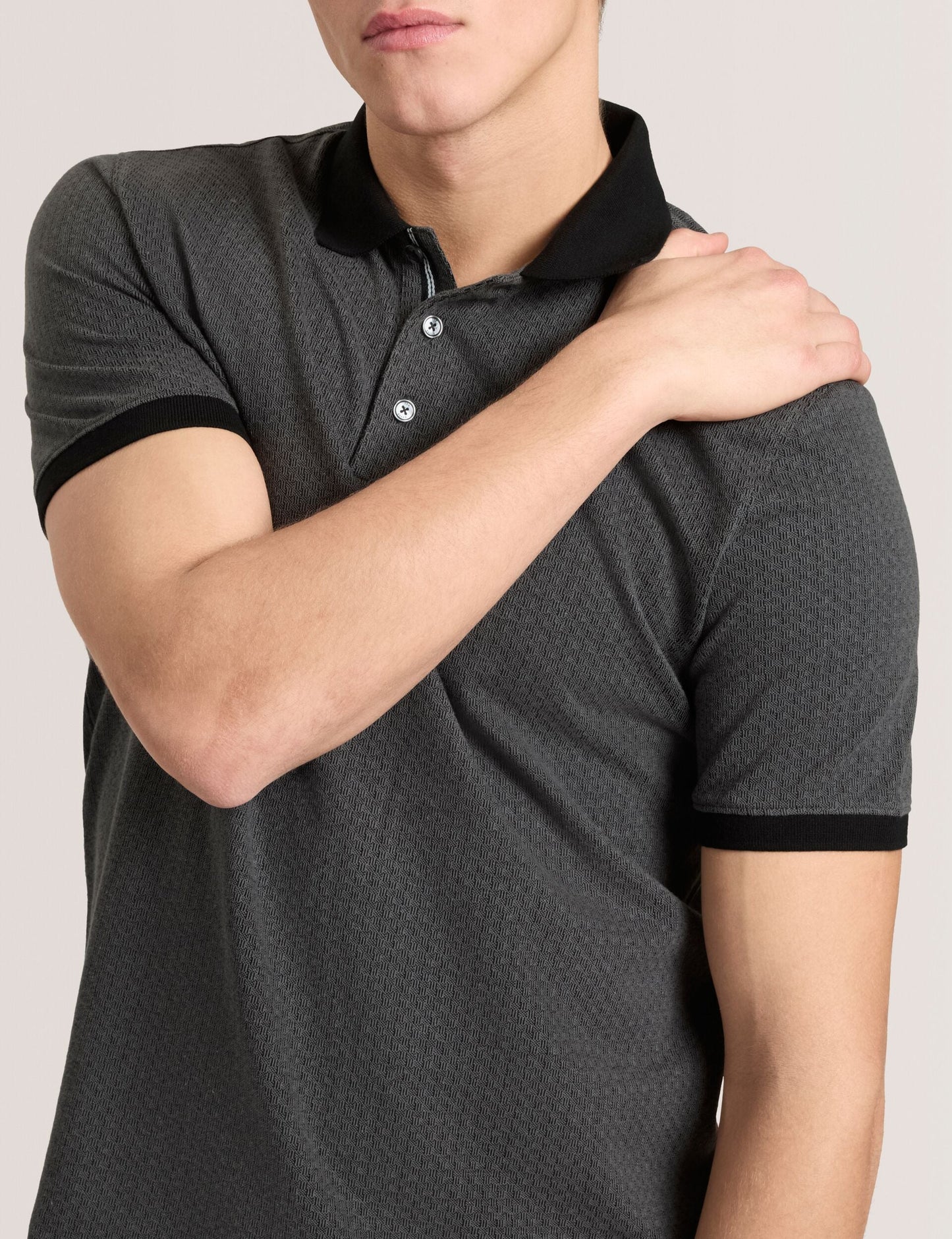 Ted Baker RIB ZIP POLO