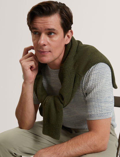 Ted Baker KELEPA - Short Sleeve Relaxed Fit Textured Knit T-Shirt