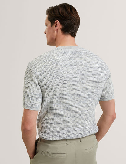 Ted Baker KELEPA - Short Sleeve Relaxed Fit Textured Knit T-Shirt