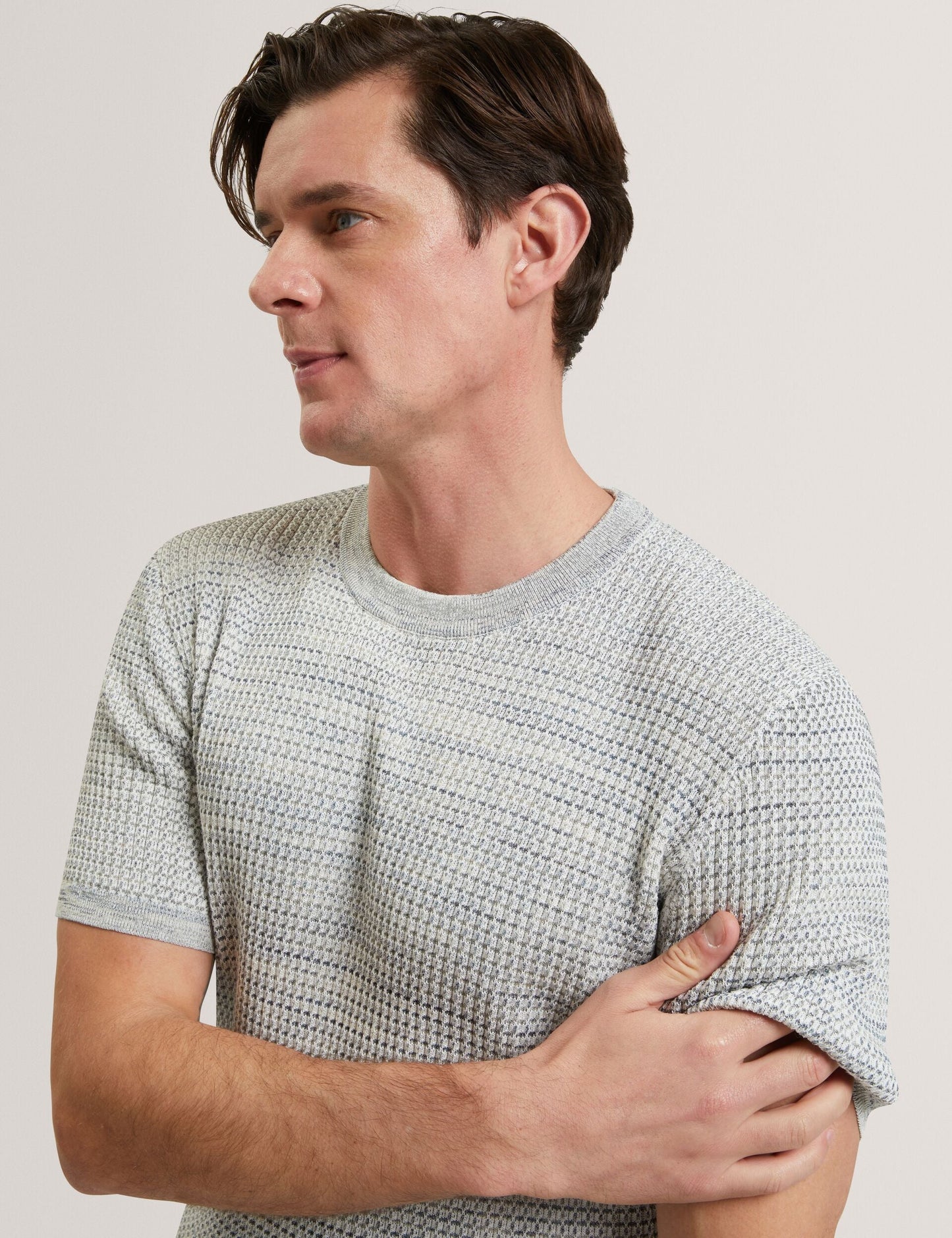 Ted Baker KELEPA - Short Sleeve Relaxed Fit Textured Knit T-Shirt