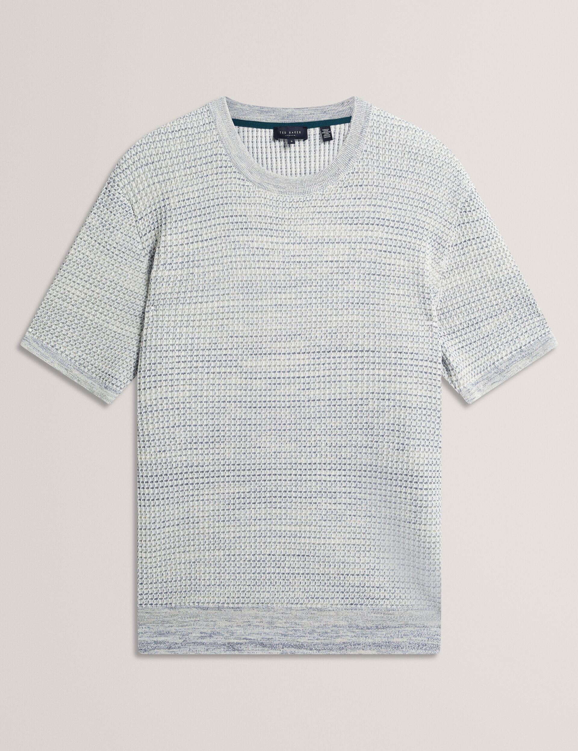 Ted Baker KELEPA - Short Sleeve Relaxed Fit Textured Knit T-Shirt
