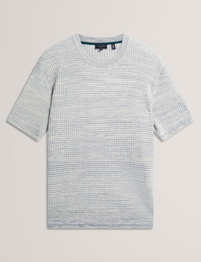 Ted Baker KELEPA - Short Sleeve Relaxed Fit Textured Knit T-Shirt