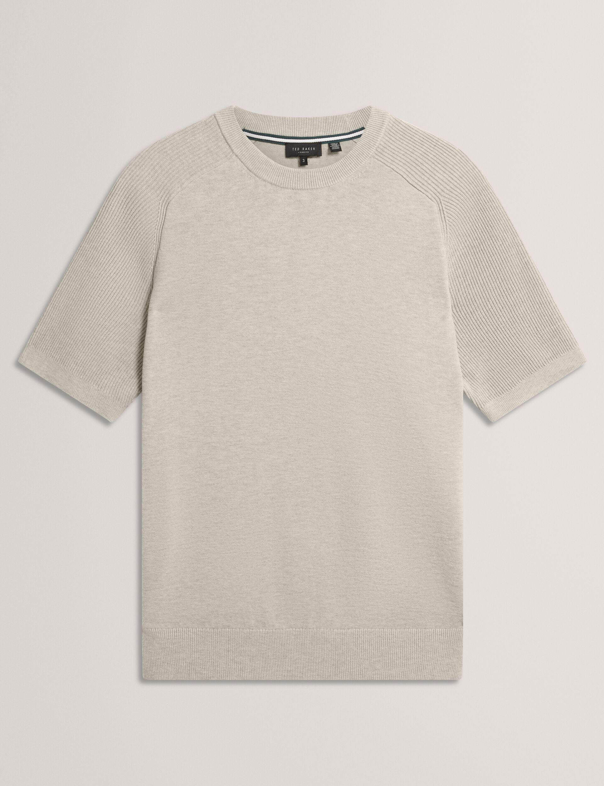 Ted Baker TORRENT - Wool Blend Ribbed Raglan Polo Shirt
