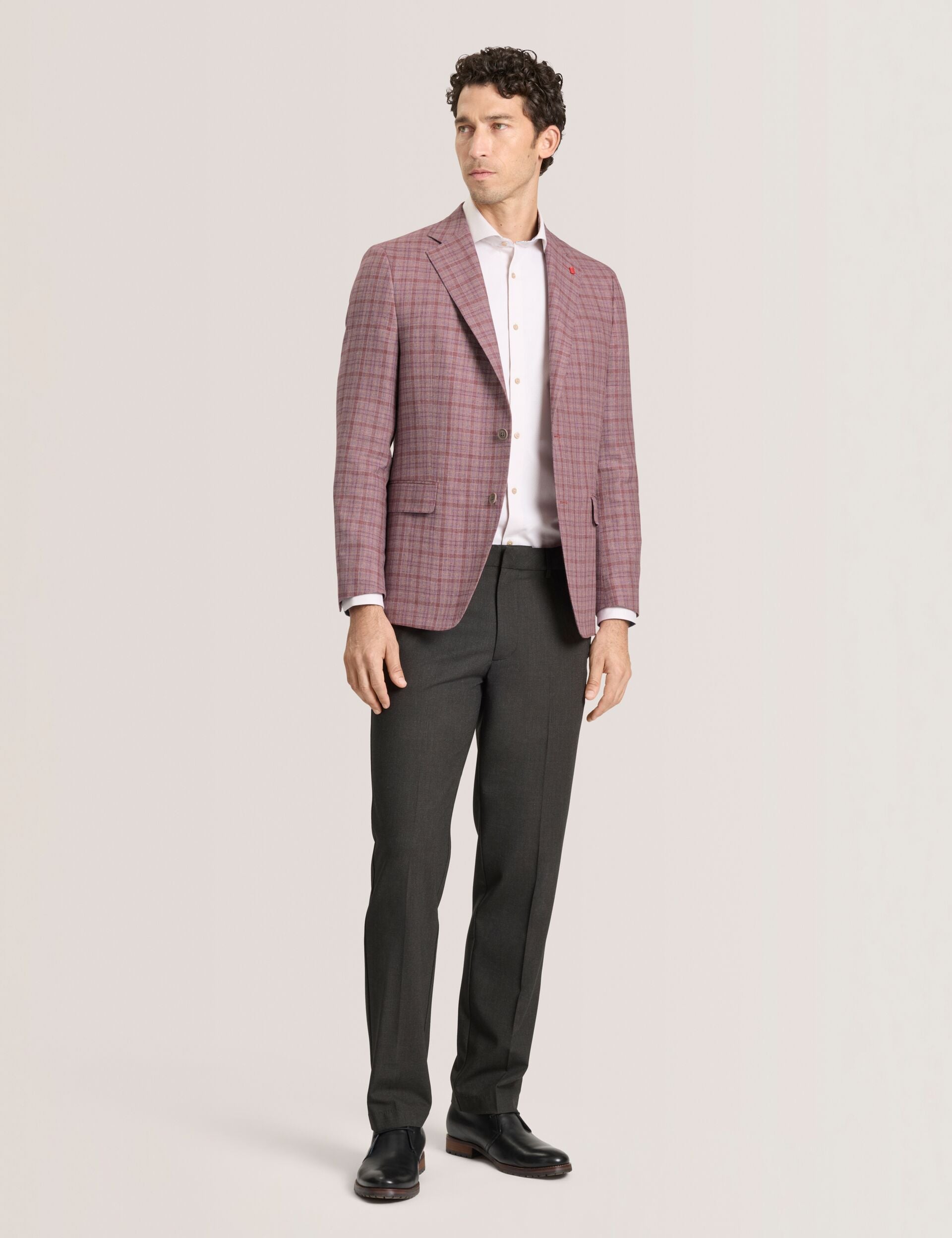 Ted Baker WINFRED Plaid Silk Blend Woven Blazer