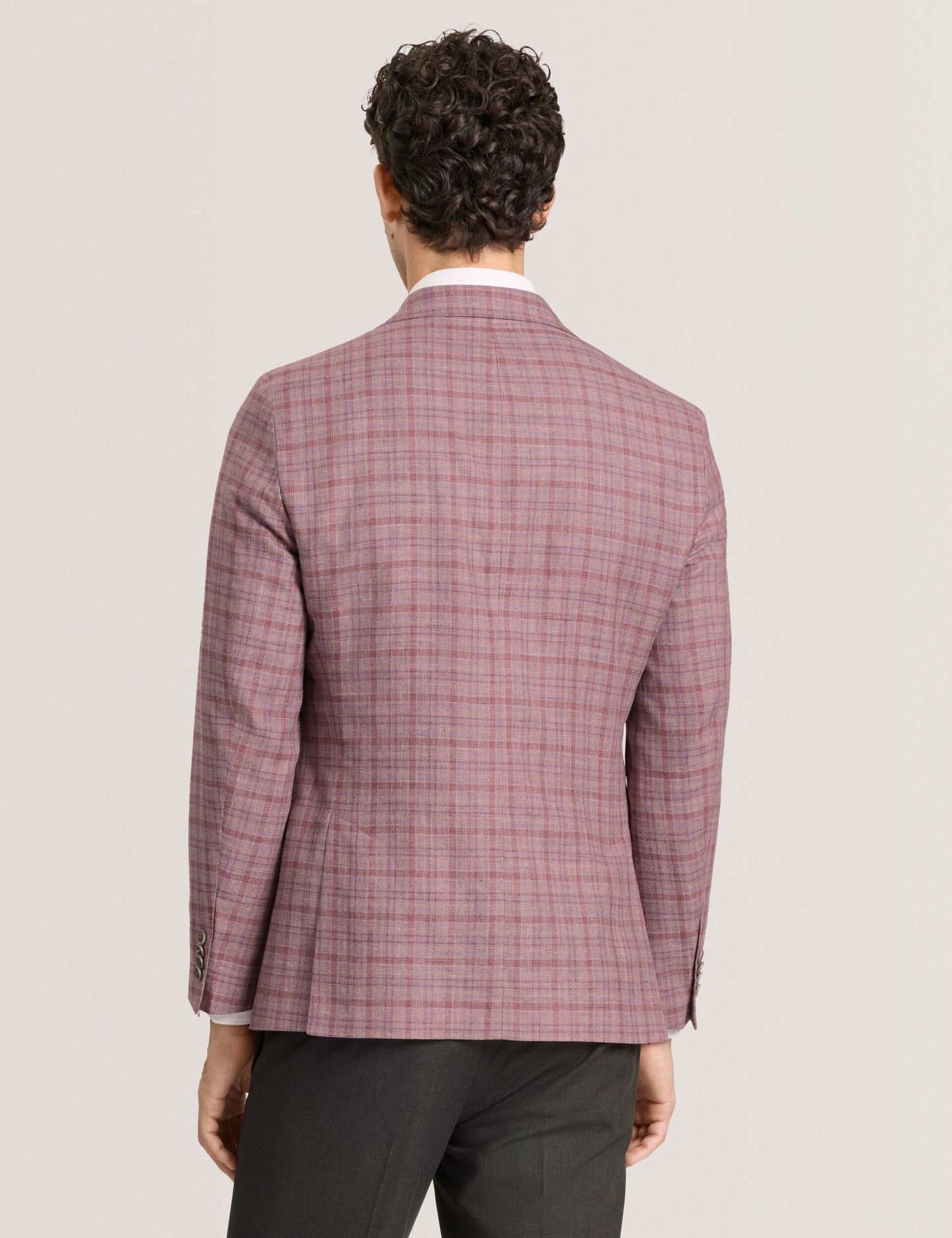 Ted Baker WINFRED Plaid Silk Blend Woven Blazer