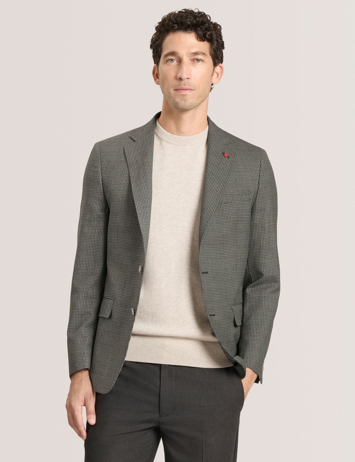 Ted Baker WINFRED Mini Check Wool Modern Fit Suit Jacket