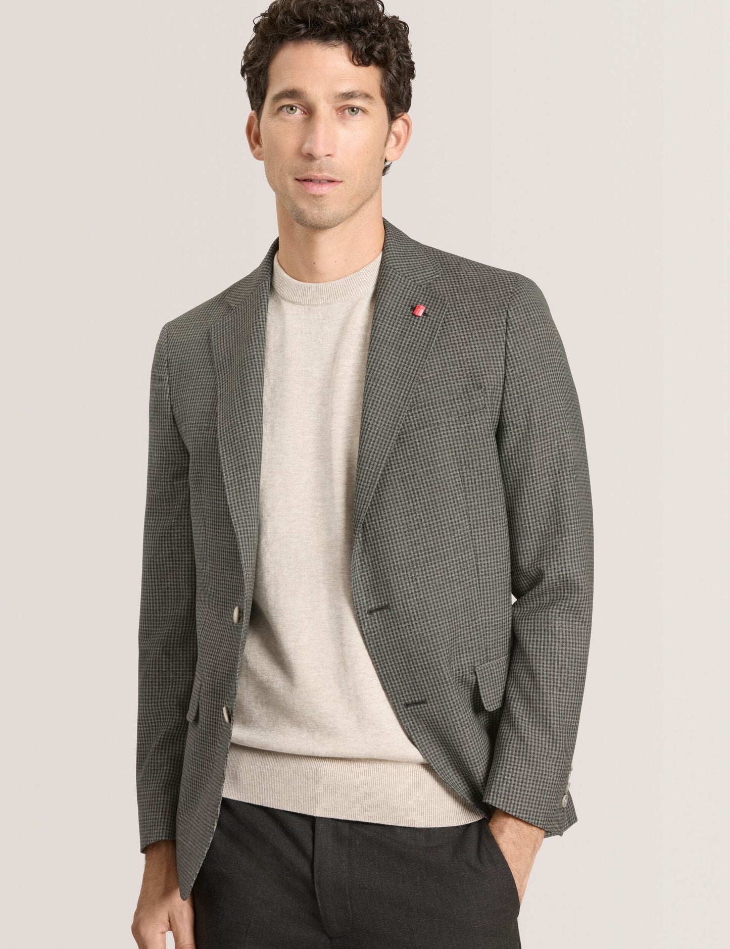 Ted Baker WINFRED Mini Check Wool Modern Fit Suit Jacket