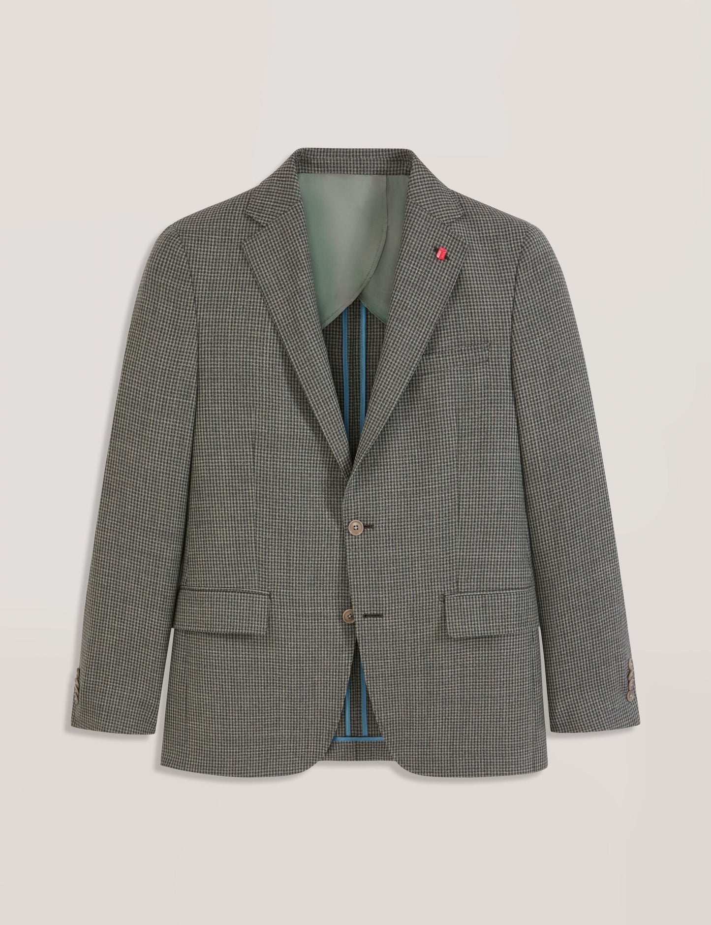 Ted Baker WINFRED Mini Check Wool Modern Fit Suit Jacket
