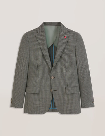 Ted Baker WINFRED Mini Check Wool Modern Fit Suit Jacket