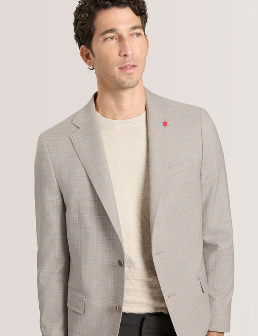 Ted Baker WINFRED Mixed Plaid Wool Tailored Blazer