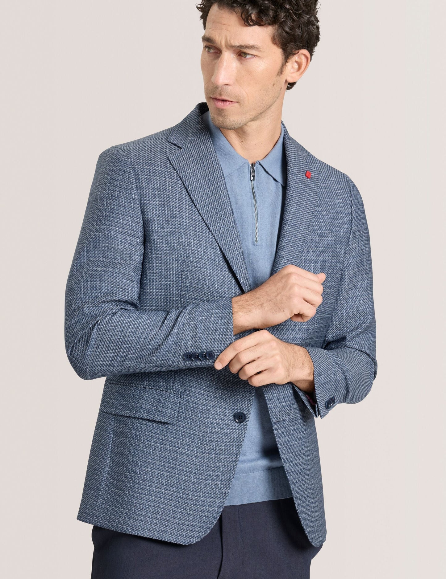 Ted Baker WINFRED Plaid Woven Texture Tailored Blazer